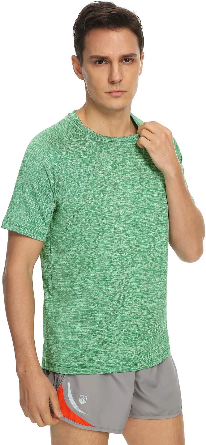 Xelky Men's Dry Fit Athletic T-Shirts - Moisture-Wicking Short Sleeve Gym Tops | 4-5 Pack