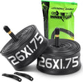 Bike Tube 2 Pack by [Brand Name] - 20/26x1.75/2.125 Butyl Inner Tubes with 35mm Schrader Valve | Includes 2 Levers