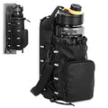 HUNTVP Magnetic Gym Bag Water Bottle Carrier Holder with Shoulder Strap & Phone Pockets, Magnetic Water Bottle Bag Pouch for Gym Fitness Essentials Accessories for Men and Women