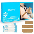 OK TAPE Fabric Adhesive Bandages, 200 Ct, Sterile, Flexible Bandages for Wounds, 3 Sizes, Latex Free, Breathable, Protection for First Aid