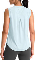 SANTINY Women's Athletic Tank Tops - Lightweight & Breathable Workout Shirts for Yoga & Tennis