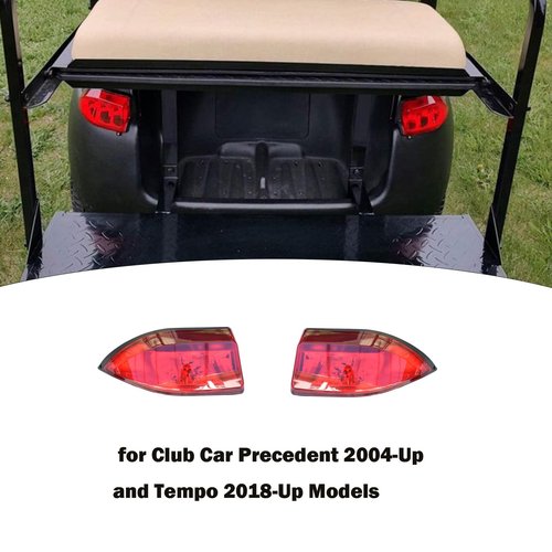 Orle Oko Golf Cart LED Taillight for Club Car Precedent 2004-Up and Tempo 2018-Up Models Replace 12V 3 Wires Rear Light Kit