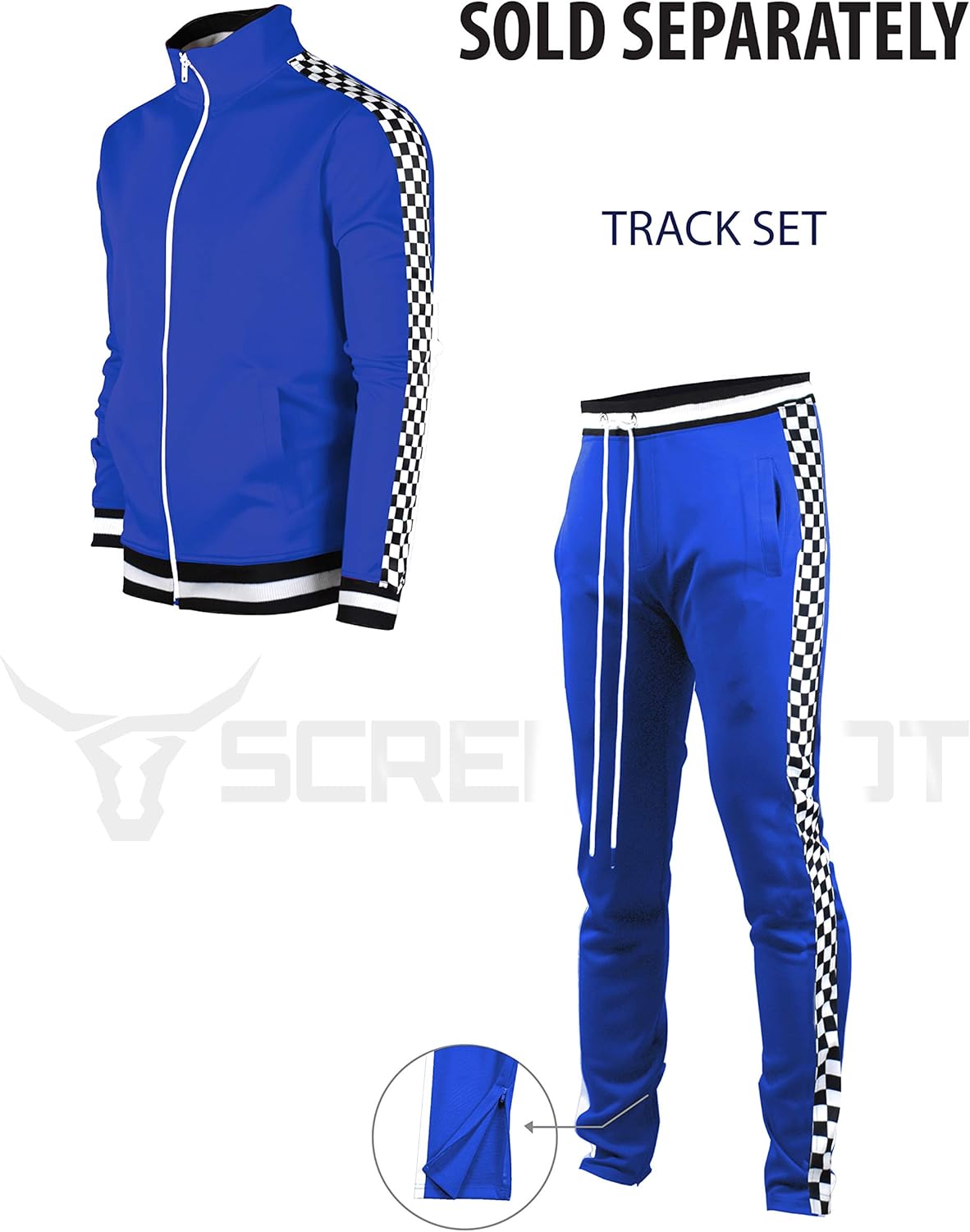 SCREENSHOT-TRACK Jacket - Premium Urban Hip Hop Slim Fit Sportswear | Stylish Side Taping