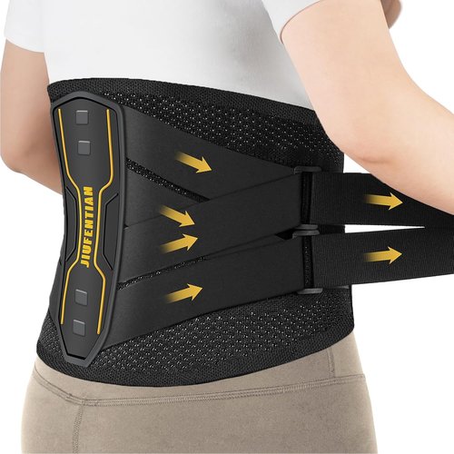 JIUFENTIAN Back Brace - Lumbar Support for Herniated Disc & Sciatica | X-Large for Men & Women