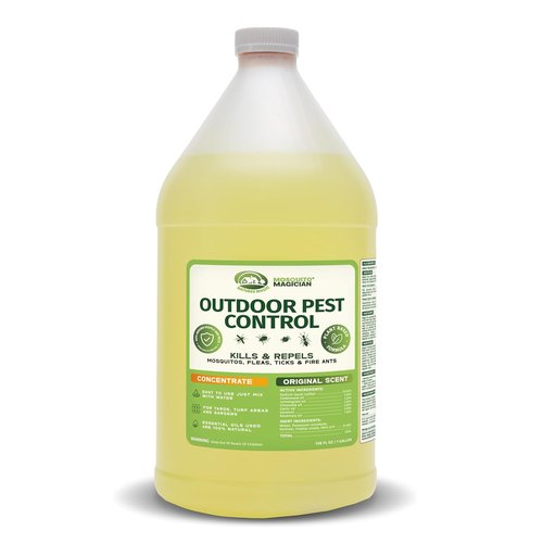 Mosquito Magician Liquid Concentrate - Effective Mosquito, Flea & Fire Ant Yard Spray, Pet Safe, 1 Gallon
