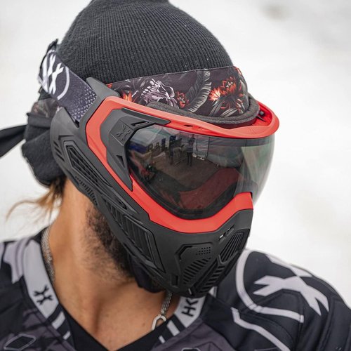 HK Army SLR Face Mask Goggle - Thermal Anti-Fog HD Lens System for Paintball & Airsoft