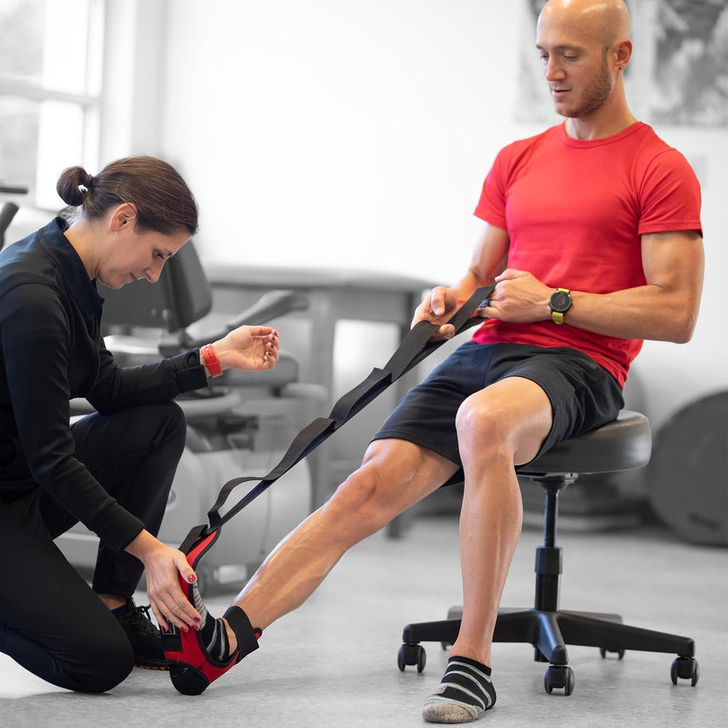 OPTP The Original Stretch-EZ | USA-Made Plantar Fasciitis & Hamstring Stretcher Strap
