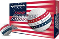 TaylorMade Golf Tour Response Stripe Golf Balls - USA Edition | One Dozen Premium Balls
