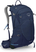 Osprey Stratos 24L Men's Hiking Backpack - Lightweight & Durable in Cetacean Blue