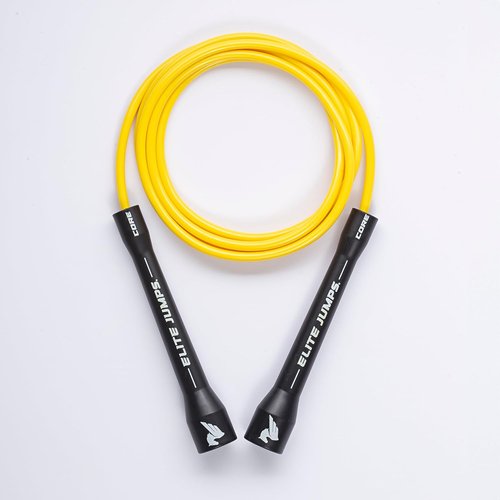 Elite Jumps Jump Rope - Adjustable Indoor/Outdoor PVC Fitness Rope with Unbreakable Handles | Tangle-Free Design