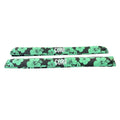 COR Surf Aero Car Roof Soft Rack Pad (Pair) for Surfboard, Kayak, Snowboard, SUP, Canoe and Paddleboard for Large Aero Bars (Green, 28" Narrow)