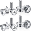 Blulu 12 Pcs Stainless Steel Helmet Screw Kit - Durable Visor Screws for Football & Hockey | 10mm & 12mm Sizes