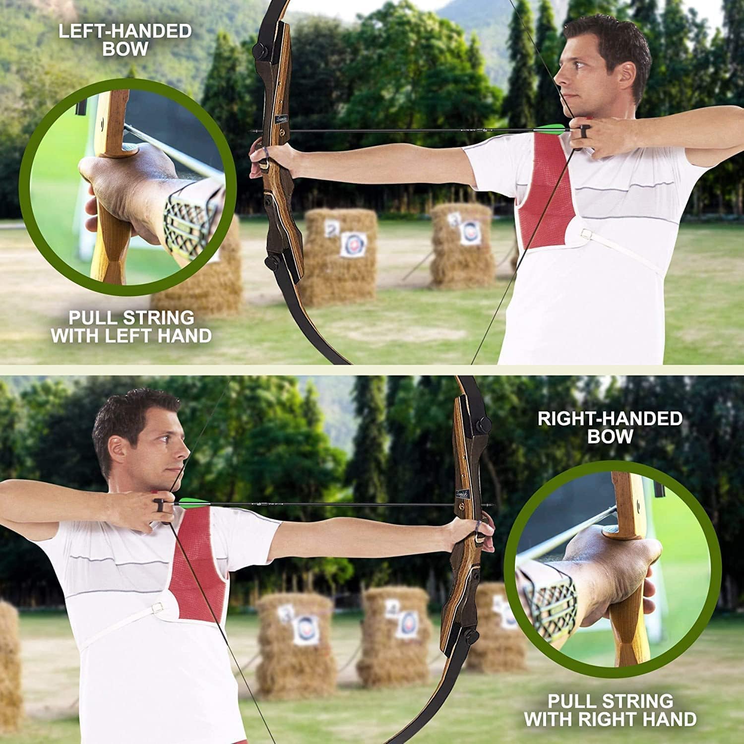 Samick Sage Archery Takedown Recurve Bow - 62-Inch | Perfect for Teens, Adults, Hunting & Target Practice