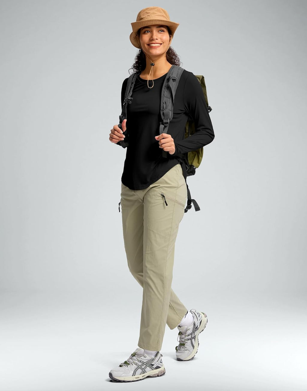 Soothfeel Women's Long Sleeve Sun Shirt - UPF 50+ UV Protection, Lightweight Quick-Dry Hiking Top