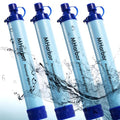 4 Pack Personal Water Filter Straws - Portable Survival Gear for Hiking, Camping & Travel