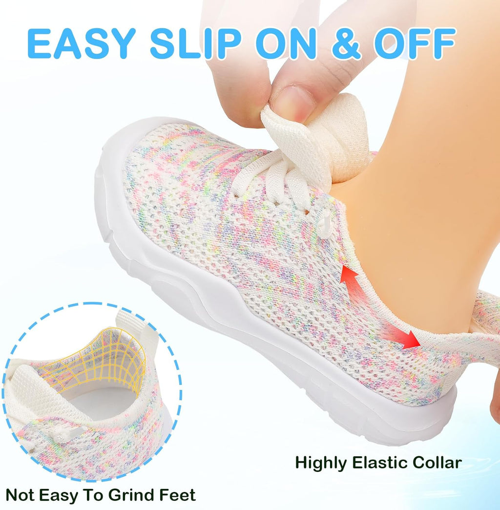 Scurtain Toddler Shoes - Breathable Slip-On Sneakers for Boys & Girls | Comfortable & Lightweight