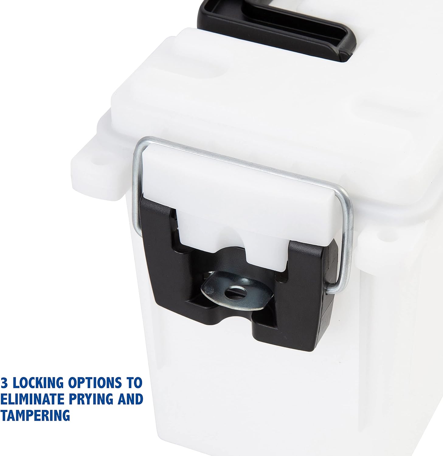 Sheffield 12634 Ammo Storage Box - Tamper-Proof Locking, Water Resistant, Stackable | Pistol, Rifle, Shotgun