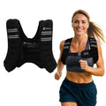 Enovi EasyGo Weighted Vest Woman, 8lb/10lb/12lb, Weighted Vest for Women (Black, 12LB)