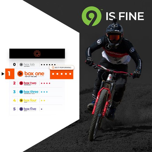 Box One Prime 9 Single Shift E-Bike Shifter 1 Gear Per Click Bicycle Shift Lever Cable for Mountain Bike Shifters, MTB, Bicycle Gear Shifter Cycling