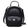 YOXIER Cute and lightweight backpack, mini, versatile, practical front pocket, built-in storage bag - premium backpack, (black)