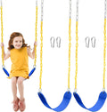 TURFEE Swing Seat Replacement Kit - 2 Pack with 66" Heavy Duty Chains & 4 Snap Hooks | Blue