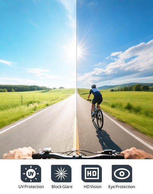 KALIYADI Mens-Sunglasses Polarized Running-Sunglasses: Sports Sun Glasses Men Women UV400 Protection for Cycling Fishing
