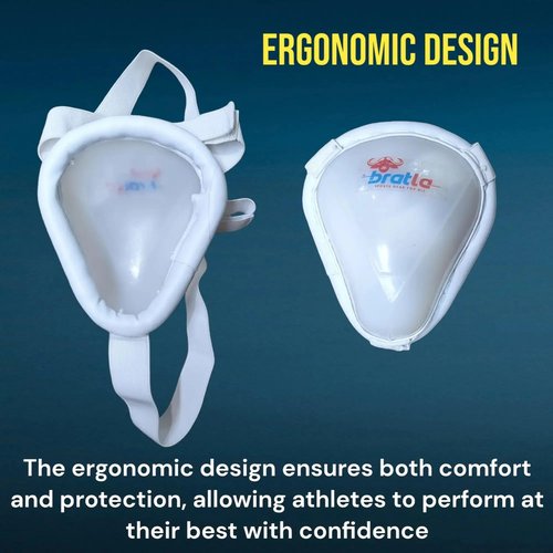 Bratla Cricket Guard – Adult Abdominal & Groin Protector, Strap-On Cricket Abdomen Guard for Men, Athletic Cup for Multi-Sport Use