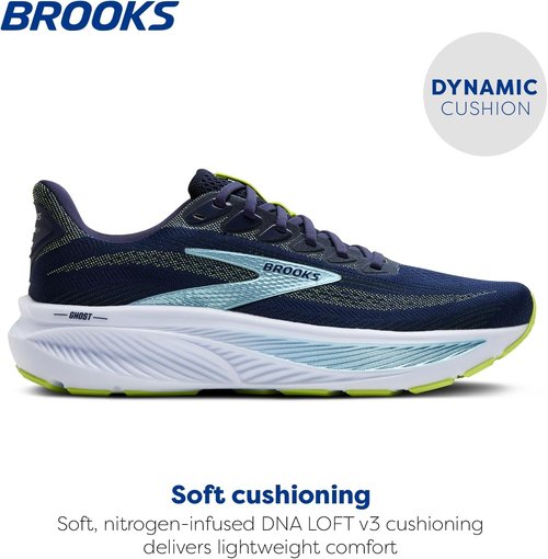 Brooks Men's Ghost 17 Running Shoes - Lightweight & Comfortable | Ideal for Neutral Runners