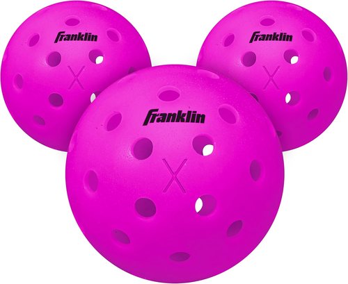 Franklin Sports X-40 Outdoor Pickleballs - Official USA Pickleball Tour Regulation Size | Durable & High-Performance