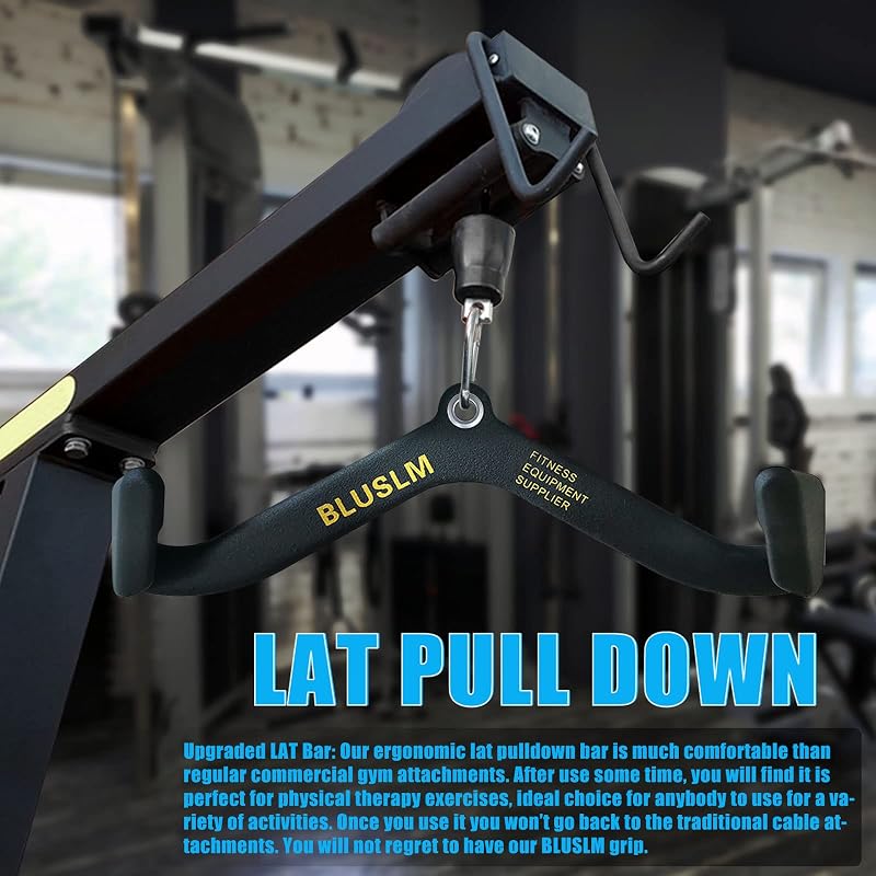 Lat Pulldown Bar Attachment for Cable Machine - V-Bar Pronation Grip (Variation BL05)