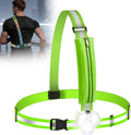 Zacro LED Reflective Vest - 500LM Rechargeable Light Up Running Gear | 5 RGB Colors, Adjustable for Men & Women