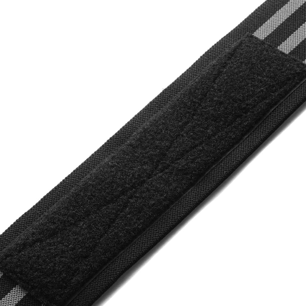 Z ZEALSPOT Knee Wraps(Pair) Compression & Elastic Support for Cross Training,WODs,Gym, Workout,Weightlifting,Fitness & Powerlifting – Best Knee Straps for Squats -For Men & Women- 72 inches (Grey)