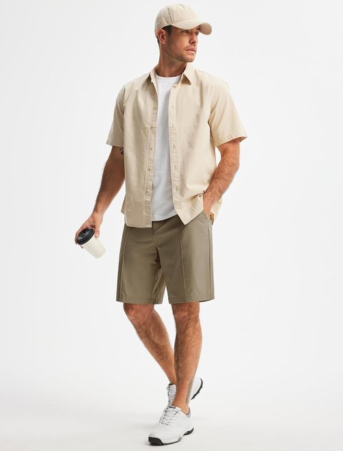 Libin Men's Golf Shorts - Classic Fit, Quick-Dry & Lightweight for All-Day Comfort | Summer Casual Wear