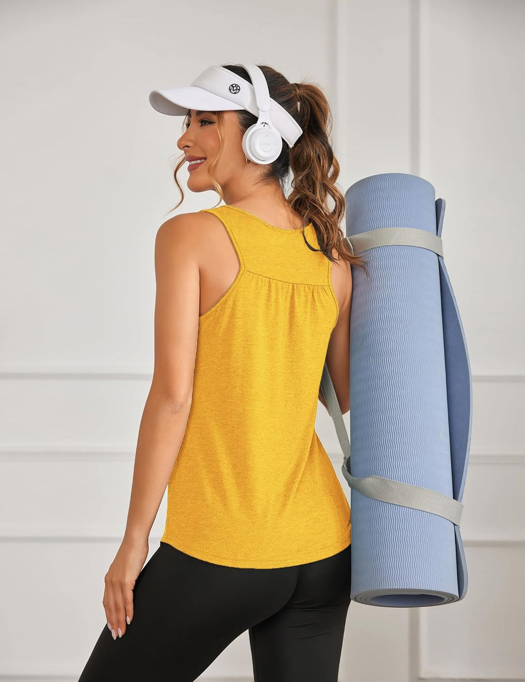 PINSPARK Workout Tops for Women - Lightweight Racerback Tank Tops | 2-Pack Athletic Running Shirts, S-3XL