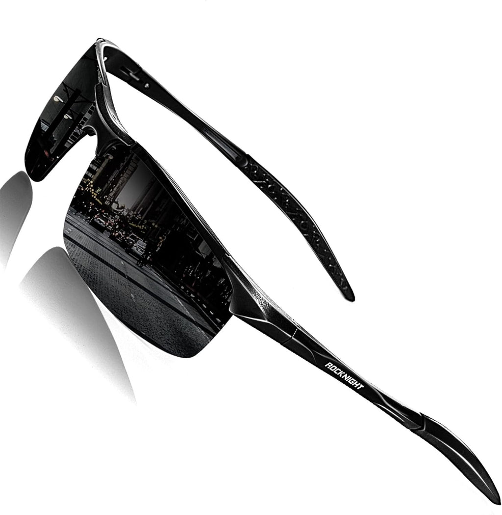 ROCKNIGHT HD Polarized Sunglasses - Ultra-Light UV400 Protection for Golf & Fishing | Outdoor Use