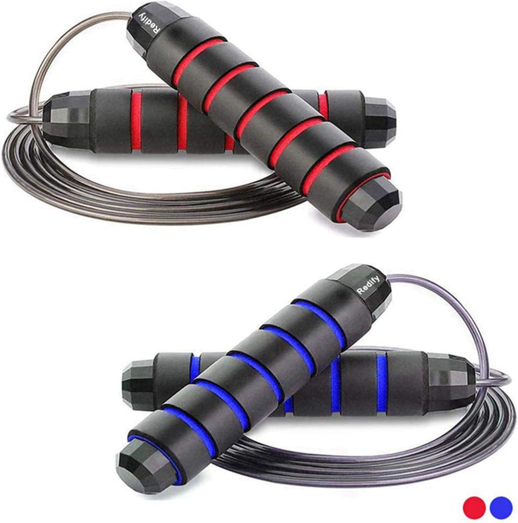 Redify Jump Rope - Adjustable Speed Jump Rope for Fitness | Perfect for Men, Women & Kids