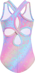 Zaclotre Ballet Leotard for Girls - Hollow Back Sleeveless Dance Outfit | Gymnastics Tank Bodysuit