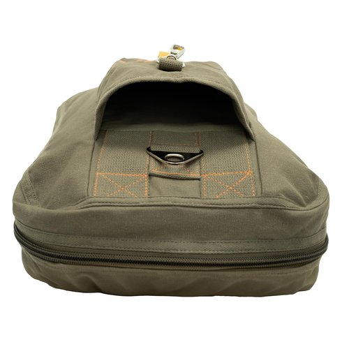 Olive Drab Vintage Canvas Flight Bag