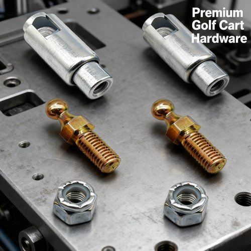 CZMZHFC Club Car Transmission Cable End Ball Stud Kit for 1984-Up DS and 2004-2014 Precedent Gas Golf Carts - Replaces 1012333 and 1010954