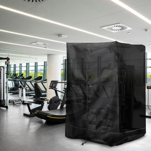Nagpew Folding Treadmill Cover, Waterproof Treadmill Cover with Zipper, Drawstring, Storage Bag, Dust-proof Run Exercise Cardio Train Machine Protector for Home, Sport, Fitness, Indoor, Outdoor