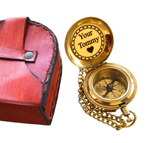 Brass Compass, Your Tommy Compass, Birthday Gifts, Working Compass, Dual Set Compass, Great Gifts