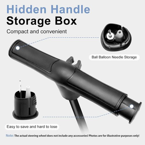 Hycline Bike Pump - High Pressure 160 PSI Floor Pump with Gauge for Road & MTB Tires | Schrader & Presta Valves
