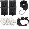 Scuba weight belt with 4 pockets, quick release buckle diving pocket weight belt with 5pcs weight keepers,weight pouch belt fit for waist 32" to 52"