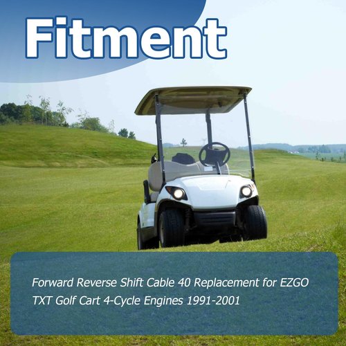 WFLNHB Forward Reverse Shift Cable 40 Replacement for EZGO TXT Golf Cart 4-Cycle Engines 1991-2001 25691-G01
