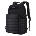 MOSISO 30L Military Tactical Backpack for Men, Daypack 3 Day Bug Out Bag Hiking Rucksack with Bottle Holder for Sport Outdoor Hiking Camping Training, Black