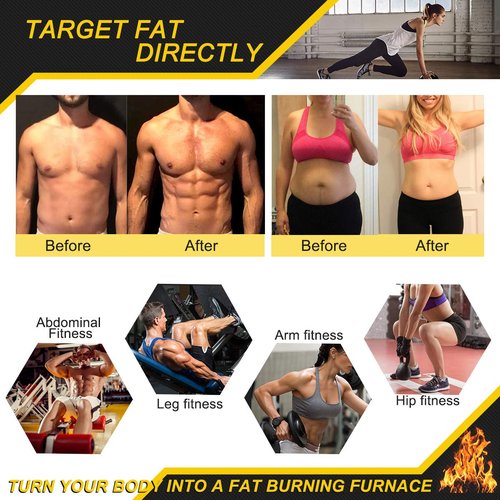 ELAIMEI Fat Burning Sweat Cream - Weight Loss Workout Enhancer Gel for Belly & Tummy | Anti-Cellulite Massage Cream for Men & Women