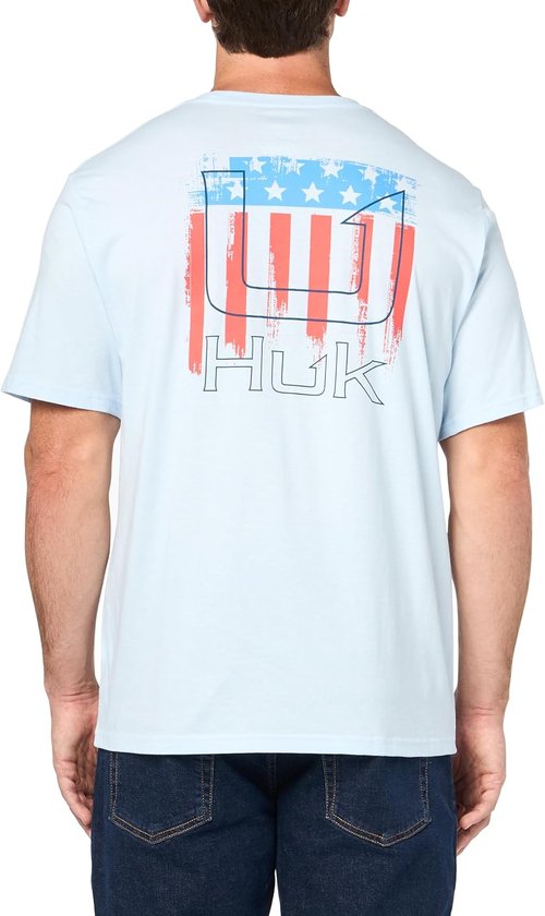 HUK Men's Fishing Graphic Tee - Performance Short Sleeve | Quick-Dry Fabric for Ultimate Comfort