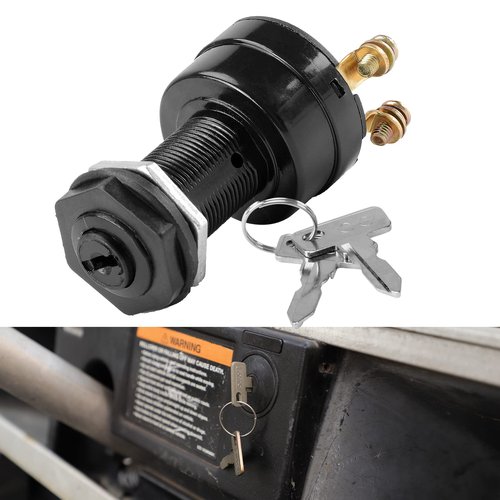 Roykaw Golf Cart Ignition Switch and Key for Club Car DS 1996-Up Models, Replaces OEM # 101826301, 1012505