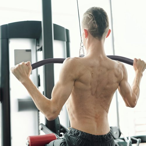 BESPORTBLE Steel Bow Pull Rod Cable Bar for Home Gym Strength Training Exercise Machine Attachment for Biceps Triceps Back and Shoulders Workout