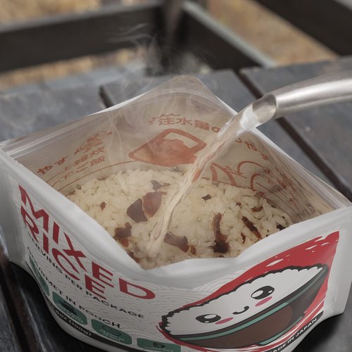 Dehydrated Freeze-Dried Japanese Gomoku Mixed Rice - Emergency Camping Food | 5-Year Shelf Life | 5-Pack